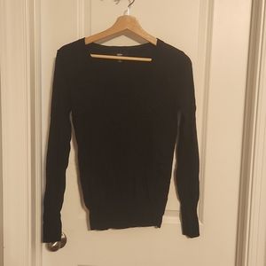 Womens black pullover sweater